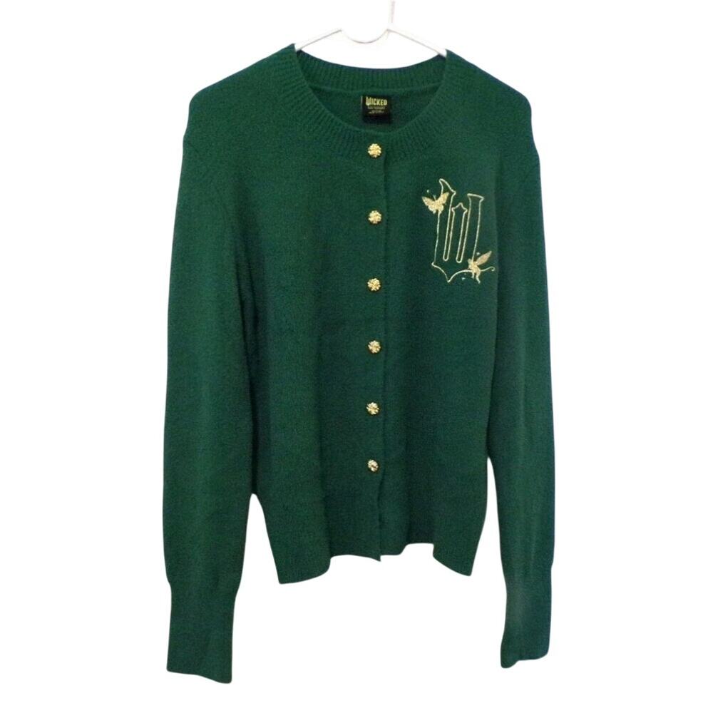 Paul Tazewell Special Edition Elphaba Green Wicked Cardigan M NWT